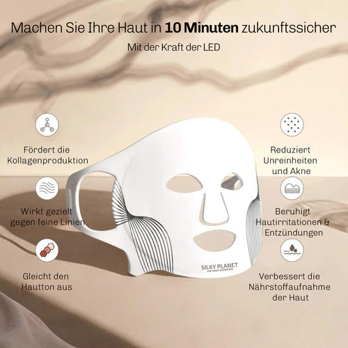 LED Lichttherapie Gesichtsmaske