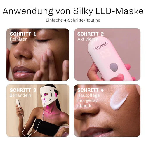 LED Lichttherapie Gesichtsmaske